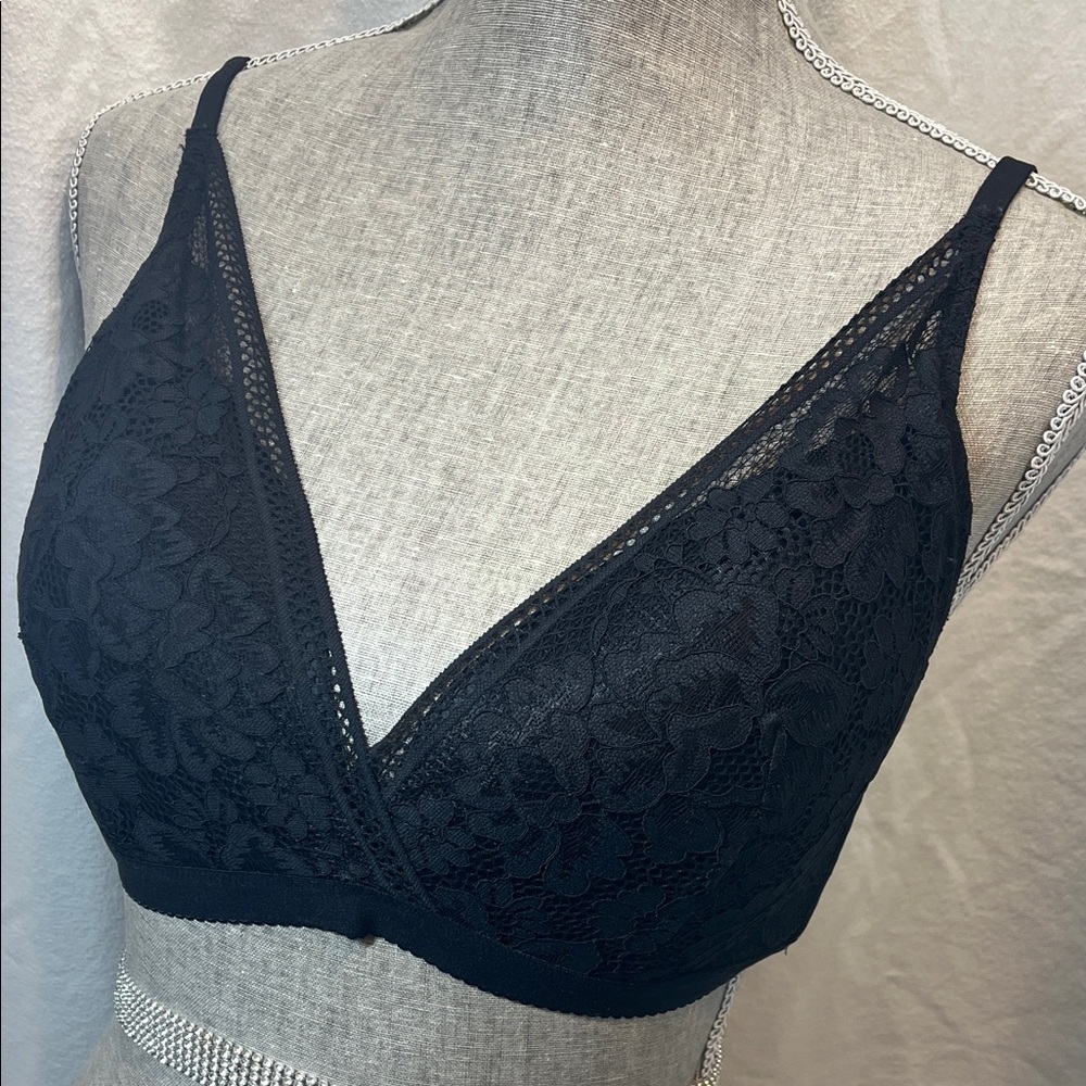 knix Black Floral Lace